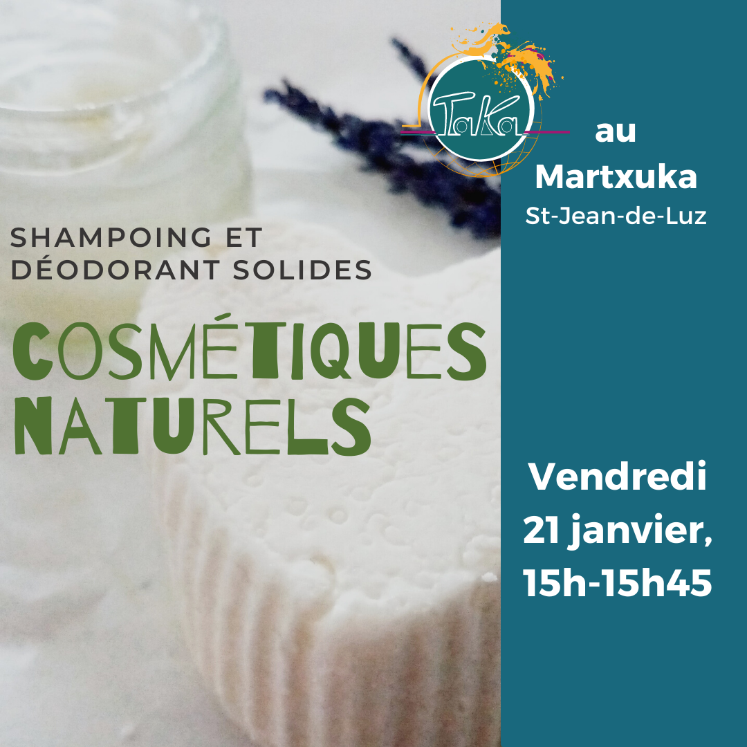 atelier cosmétiques naturels